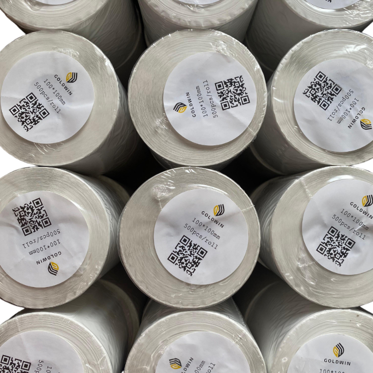 

Label Stiker Thermal 100 x 100mm 500pcs GOLDWIN_100X100_R0LL_500