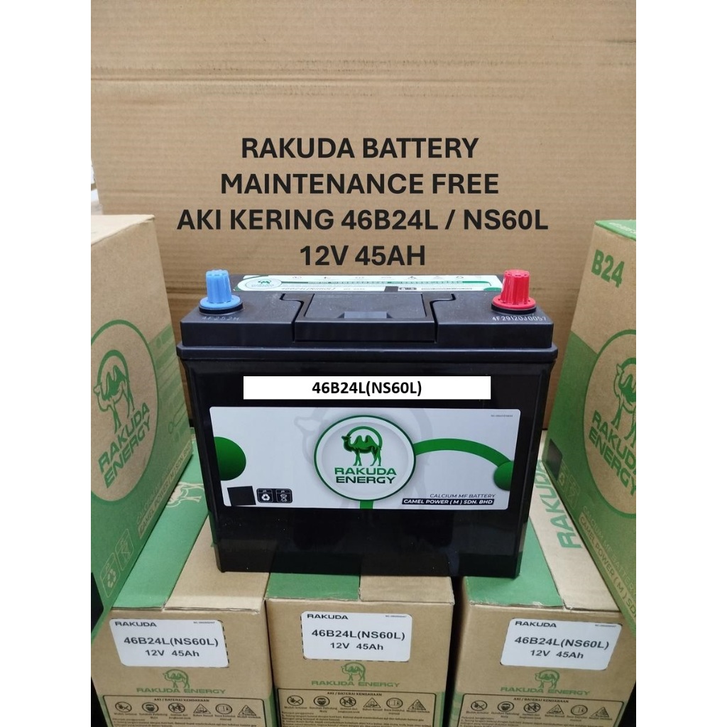 RAKUDA ENERGY ACCU KERING MOBIL/ AKI KERING MOBIL 45AH 12V NS60L