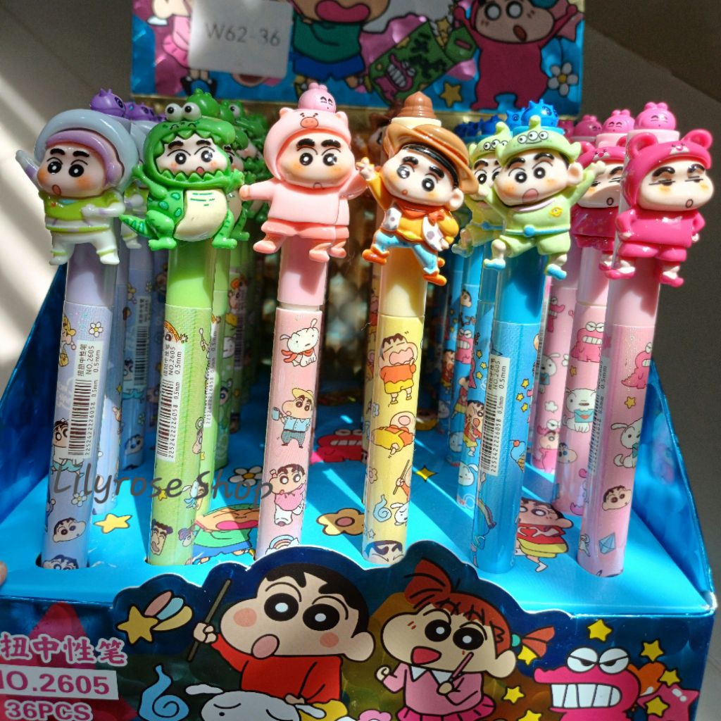 

Pulpen putar W62 SHINCHAN X TOY STORY
