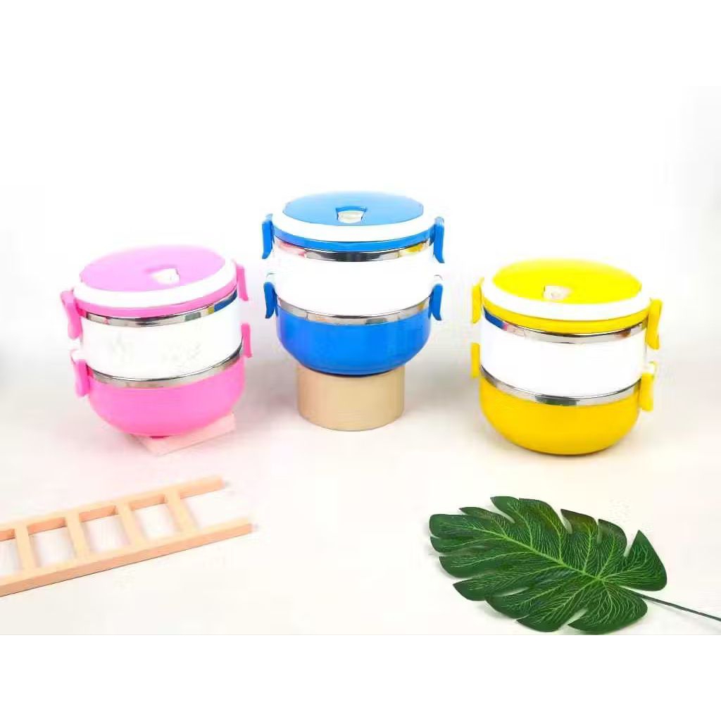 RANTANG POLOS STAINLESS 2 SUSUN
