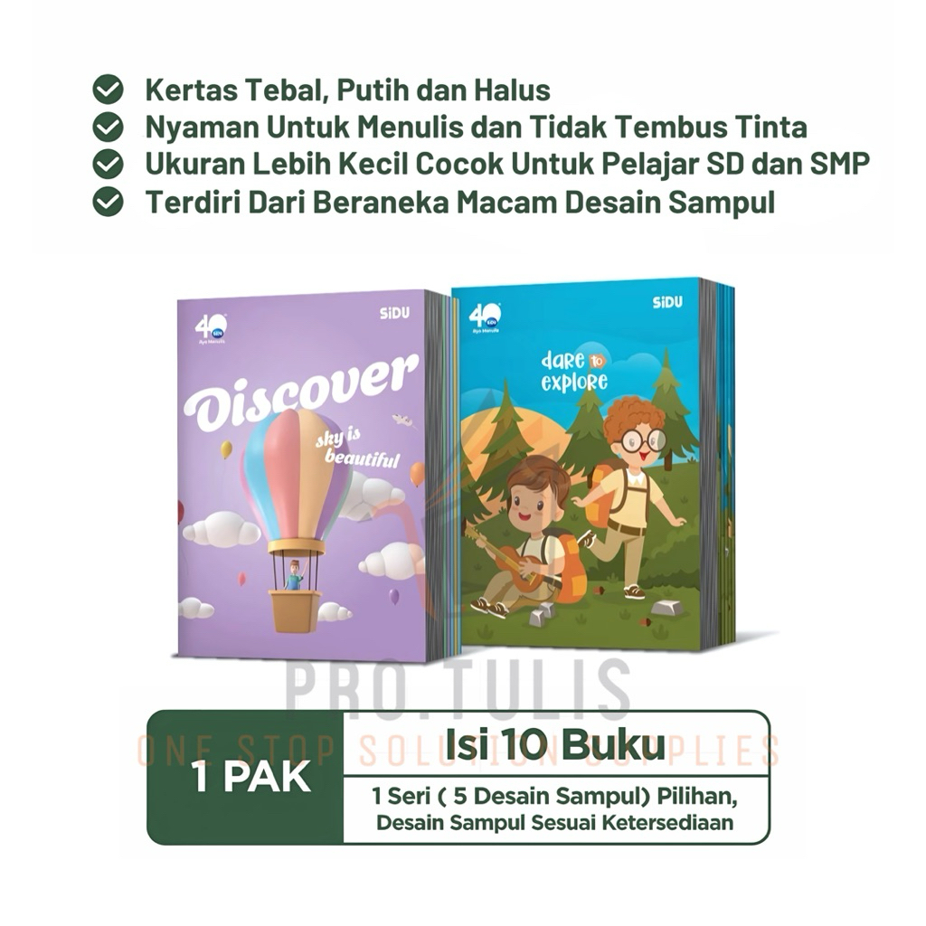 

Promo Buku Tulis SIDU 38 LEMBAR (10 PCS) READY COD!!!