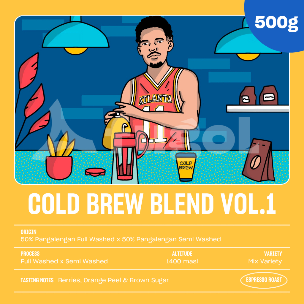 

Biji Kopi Cold Brew Blend Arabica Coffee Beans (500gr)
