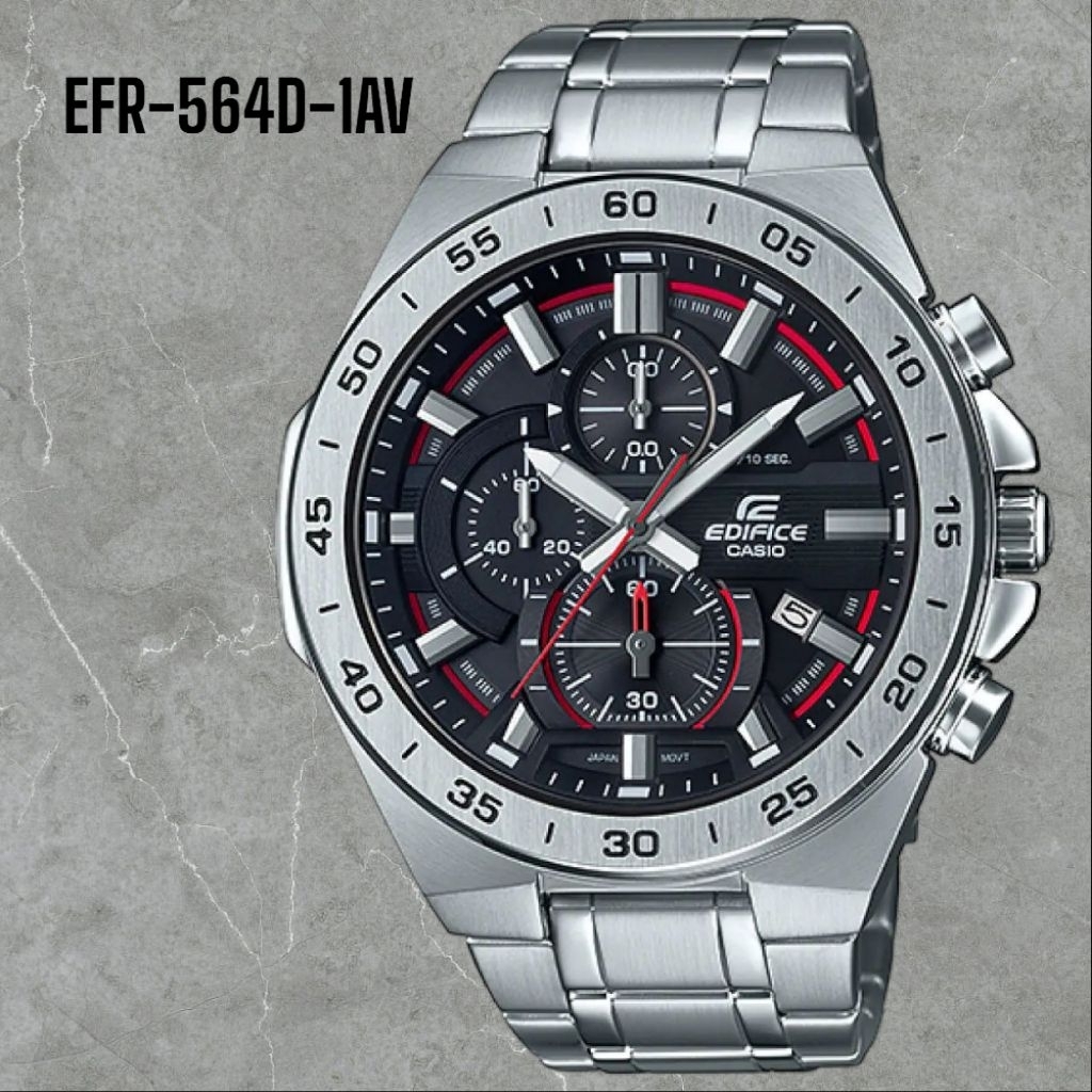 EDIFICE CASIO EDIFICE Jam Tangan Pria EDIFICE EFR 564 / EFR564 ORI #1