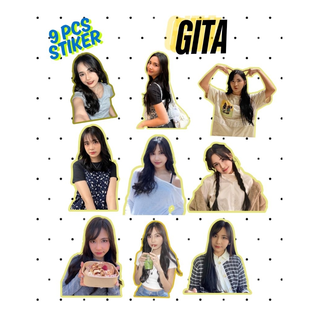 

Stiker JKT48 GITA Waterproof Vinyl Doff – Kualitas Premium