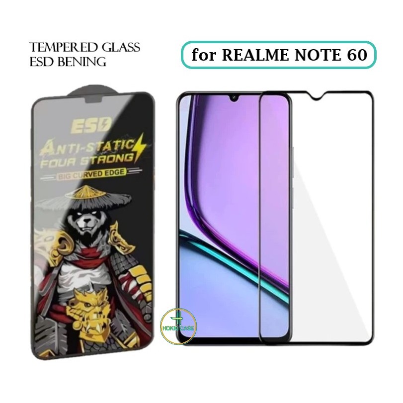 REALME NOTE 60 TEMPERED GLASS PREMIUM UNTUK INFINIX  -TG ANTI STATIC ESD