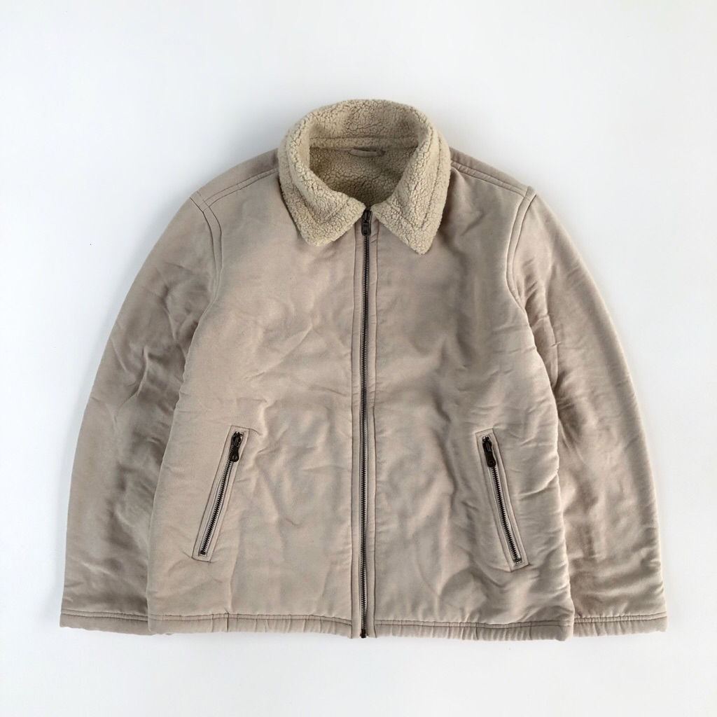 Uniqlo Suede Sherpa Jacket.