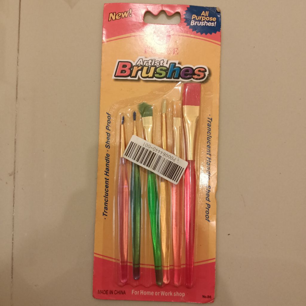 

Artist brushes Kuas cat air kuas dekorasi fondant isi 6 biji