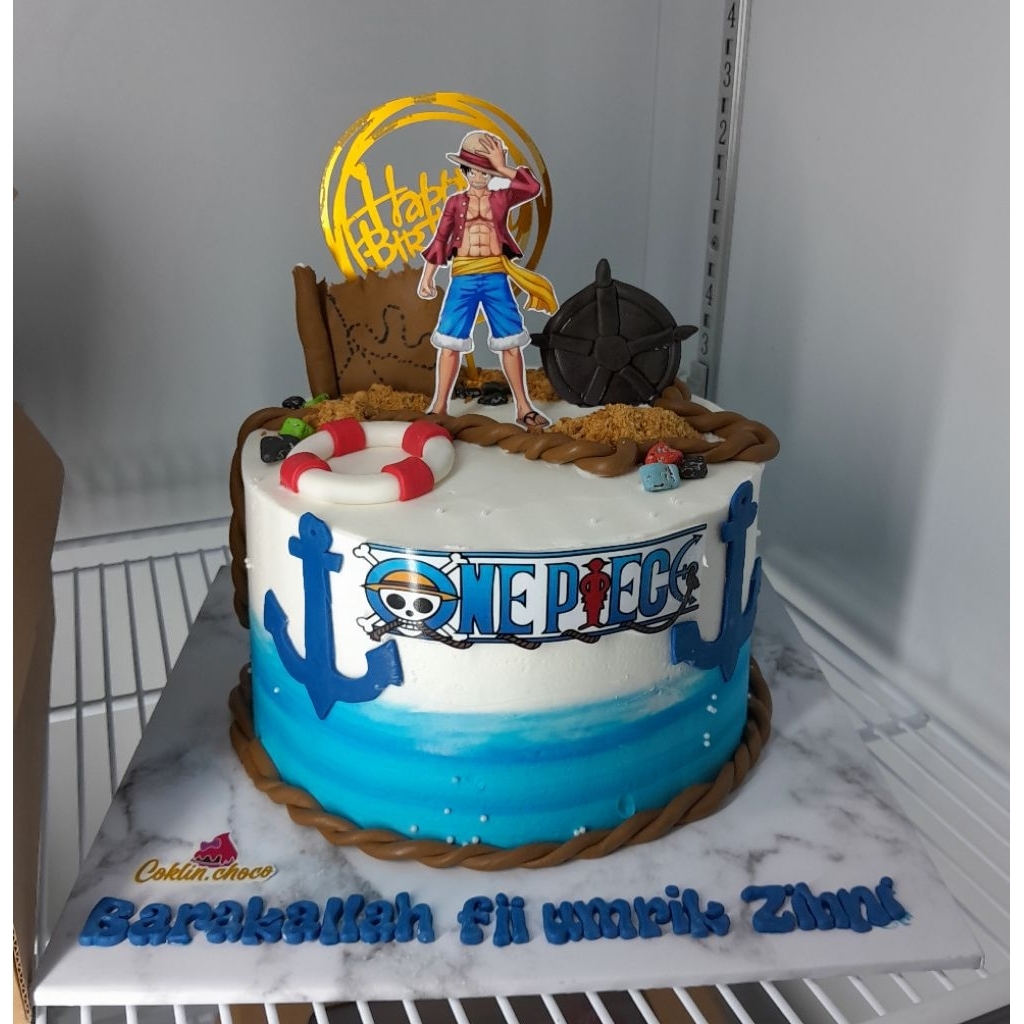 

kue ulang tahun one piece / cake birthday one piece luffy