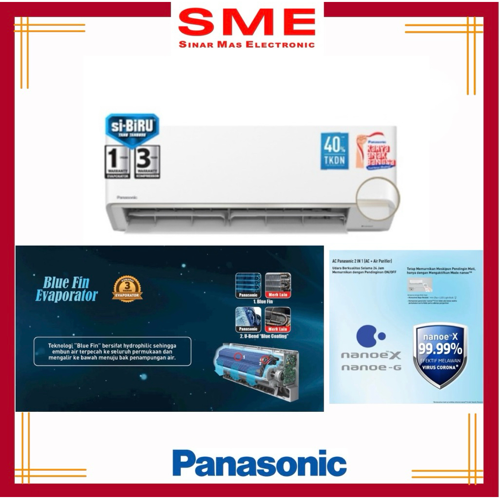 AC PANASONIC DELUXE NANOE 1 PK - PN09AKJ