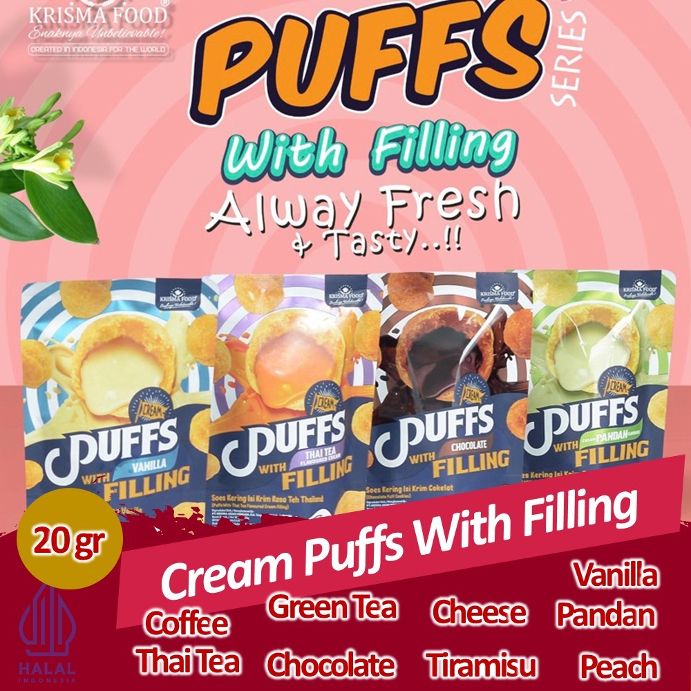 

Cream Puffs With Filling 20 Gram