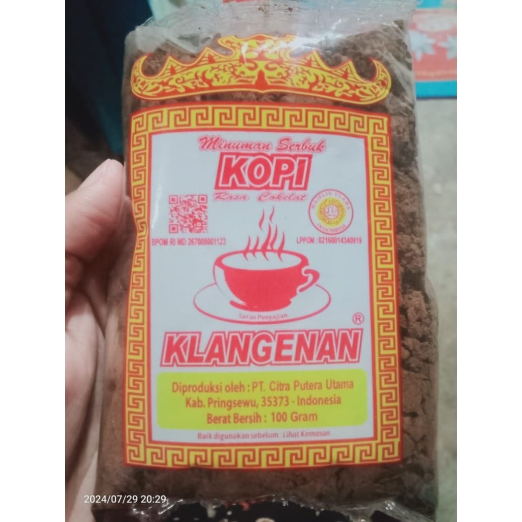 

Kopi Bubuk Klangenan kemasan 100gr 1 pcs