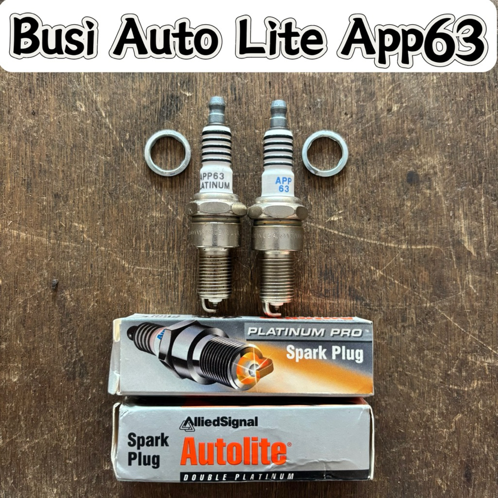 Busi autolite 63 65 double platinum busi mobil busi motor busi kunci ring 21mm busi double platinum 
