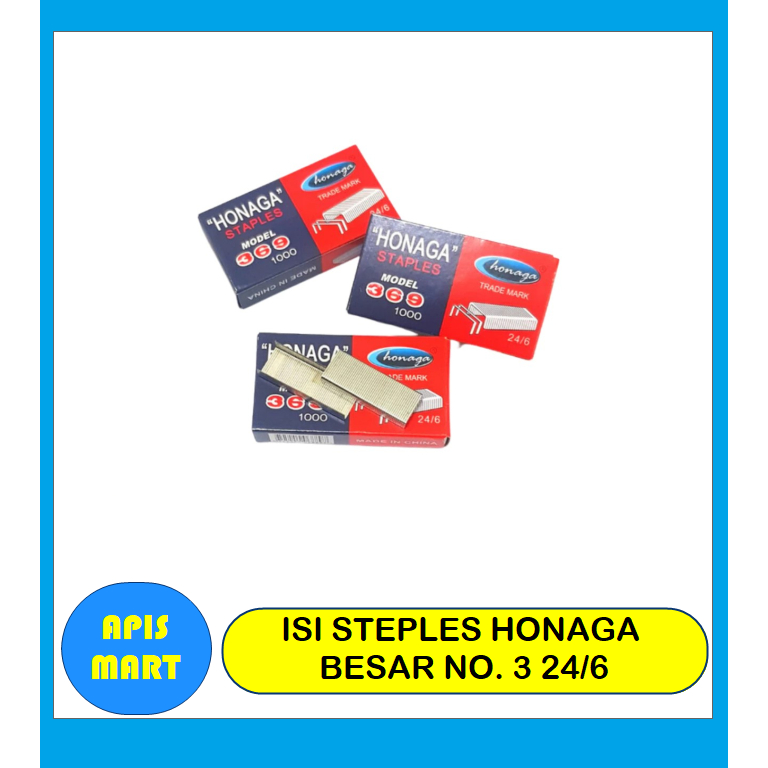 

1PCS ISI STEPLES HONAGA BESAR NO.3 24/6