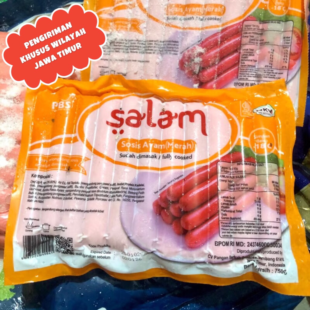 

Salam Sosis Ayam Merah 750Gr