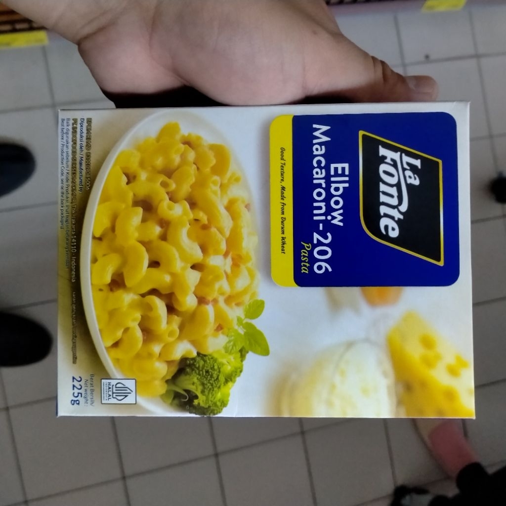 

MAKARONI LAFONTE ELBOW 225 gram
