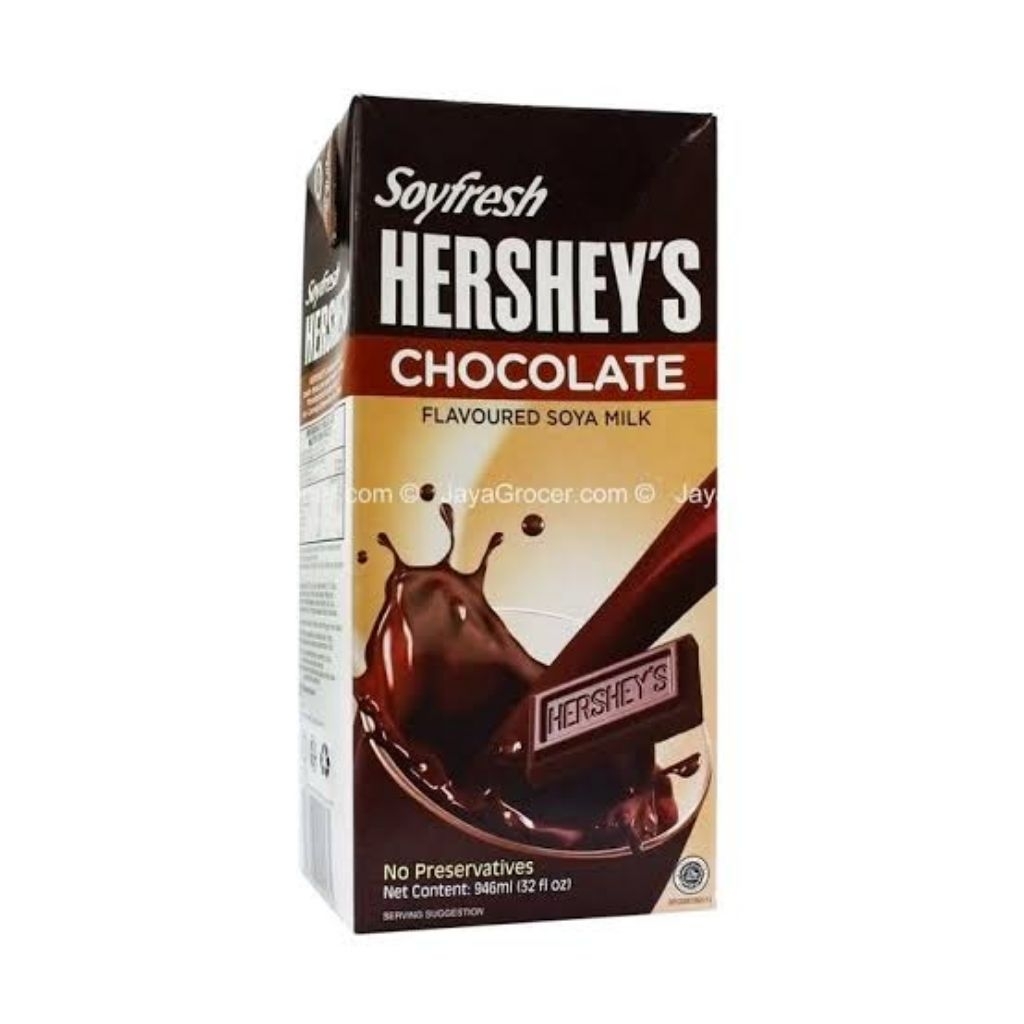 

soyafresh hershey's chocolate 1liter