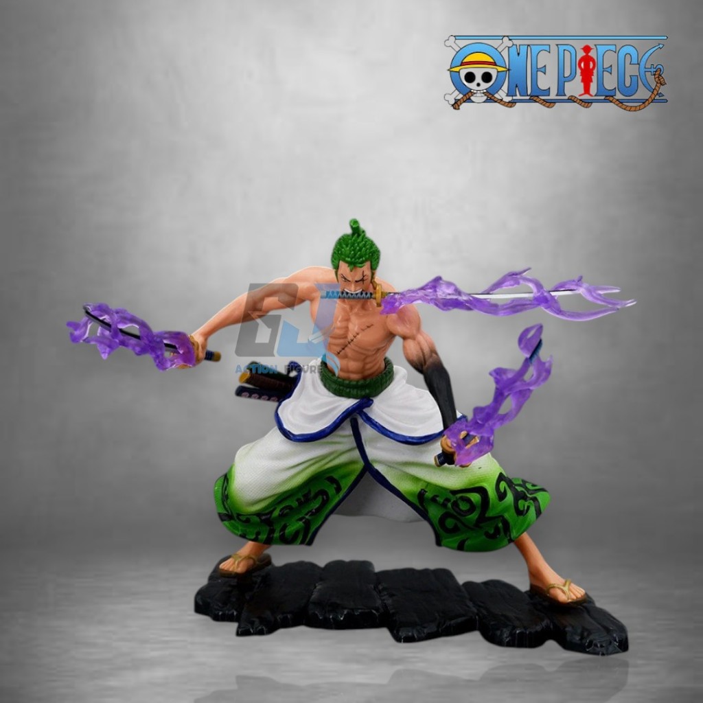 Action Figure One Piece Roronoa Zoro KOA ( King Of Art )