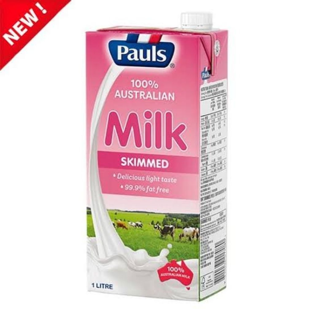 

pauls skimmed milk uht 1liter