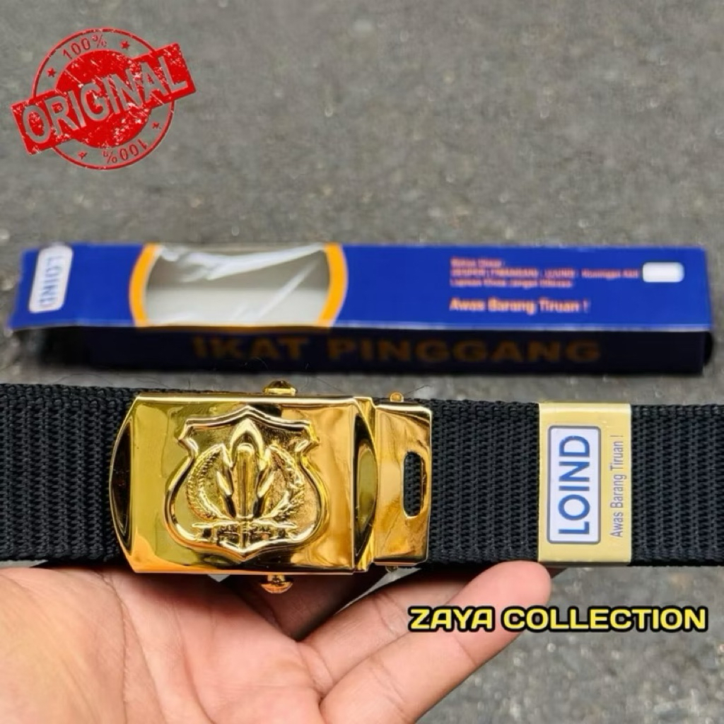 Sabuk LOIND  Satpam Slorok Rell Original | Ikat Pinggang Satpam LOIND Slorok/Rel | Gesper Satpam LOI