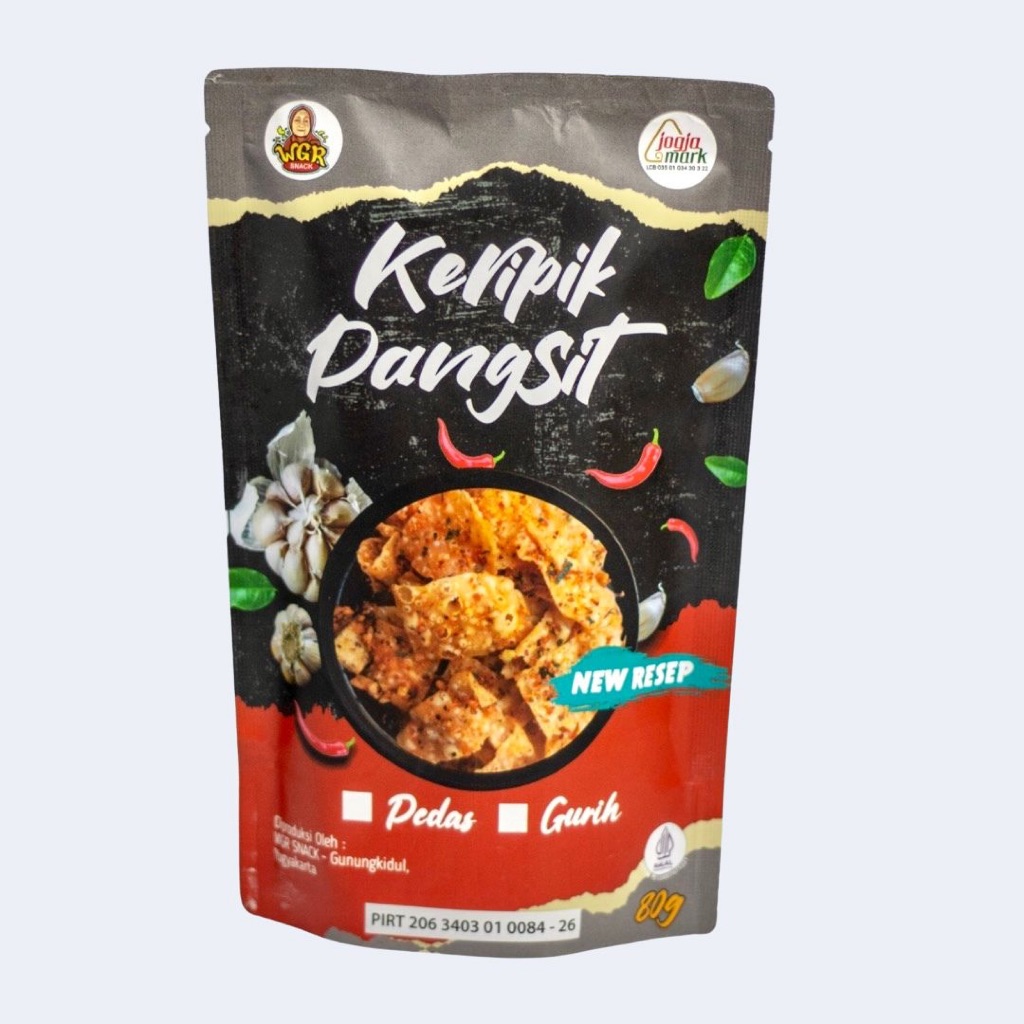 

Keripik pangsit 80gr wenak gurih renyah - Rasa Daun Jeruk WGR SNACK