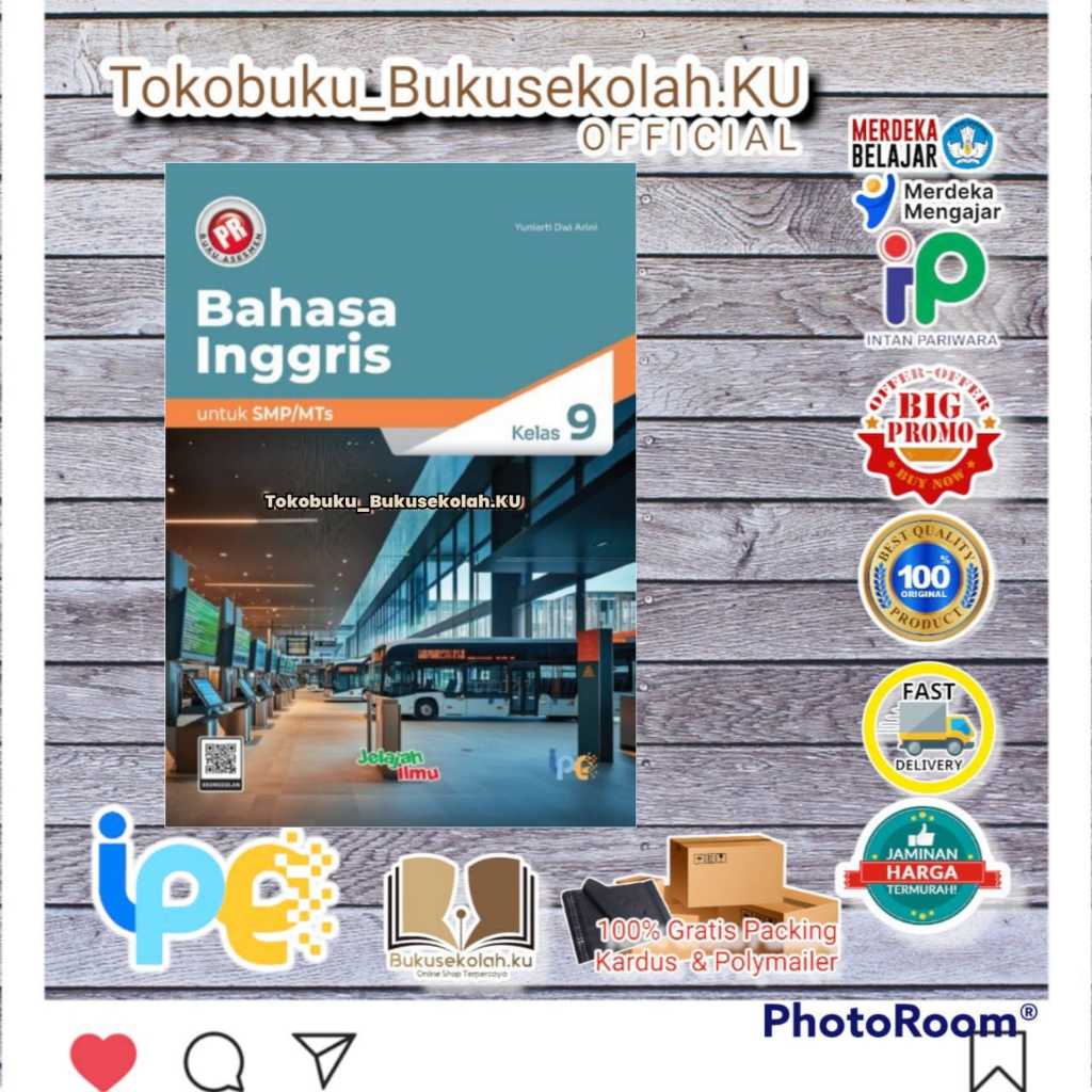 diskon BUKU PR ASESMEN BAHASA INGGRIS KELAS 9 SMP/MTs TAHUNAN terbaru 2025 INTAN PARIWARA