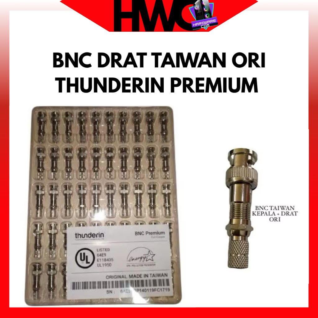 JACK BNC Drat Thunderin CCTV ORI TAIWAN