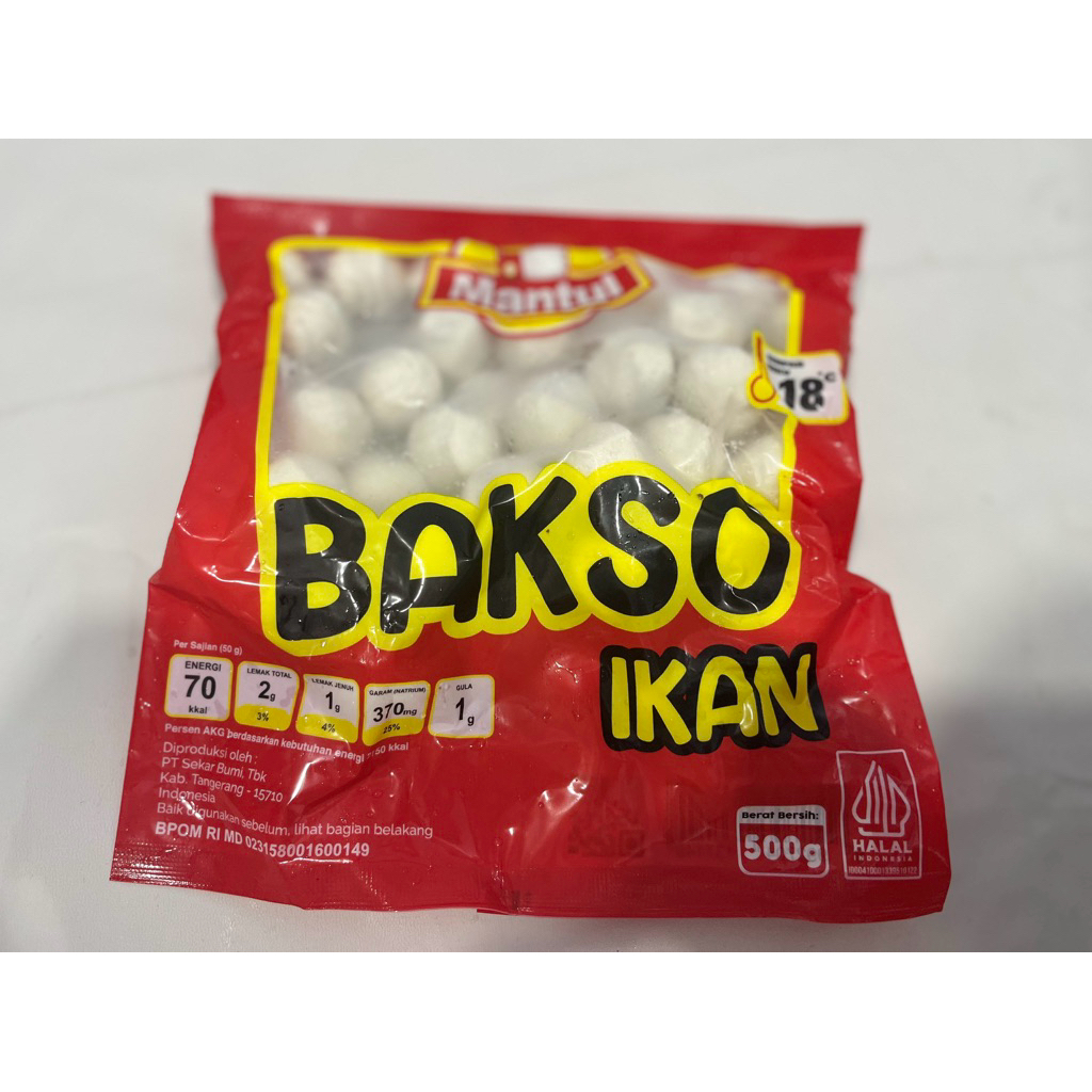 

MANTUL Bakso Ikan 500 gram