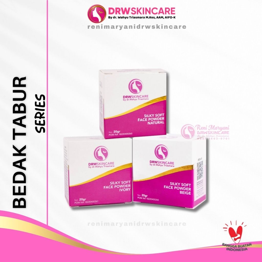 DRW Skincare - Original Bedak Tabur Aman Untuk kulit Berminyak & Jerawat