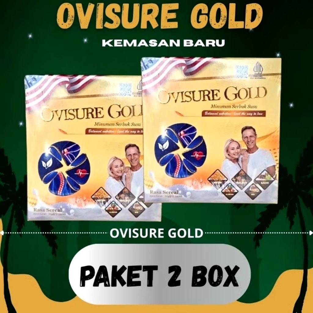 

PAKET 2 BOX OVISURE GOLD SUSU BPOM , MEMBANTU MEMULIHKAN KERUSAKAN TULANG SUSU USA