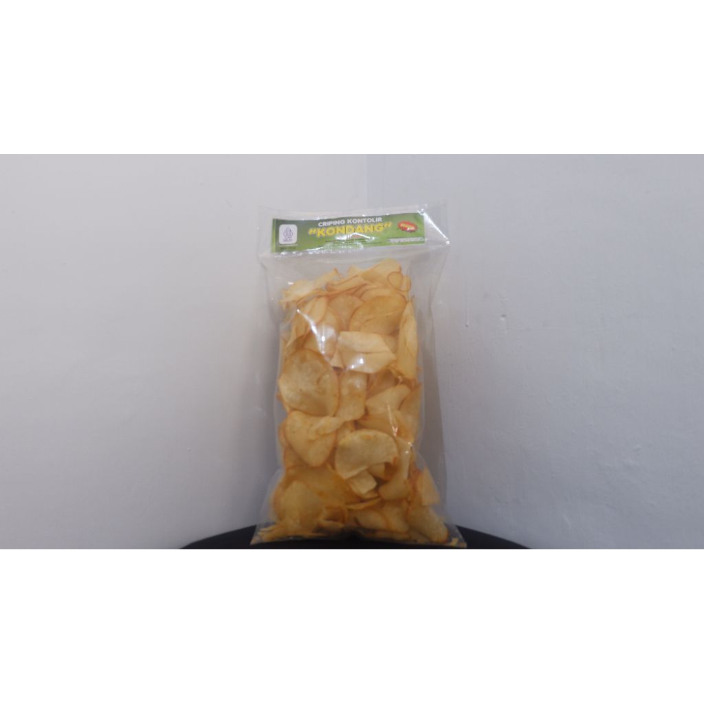 

Criping Kontolir Kondang 290gr – Camilan Ketela Renyah Rasa Gurih Bawang