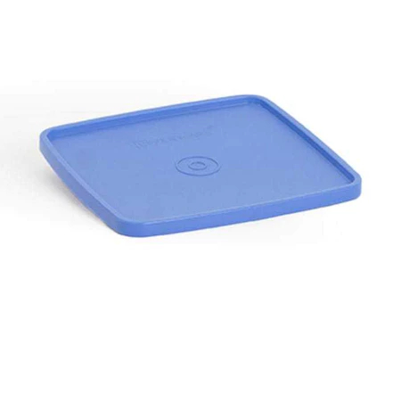 TUPPERWARE Tutup seal Large Square Away 15,5 x 15 cm Biru