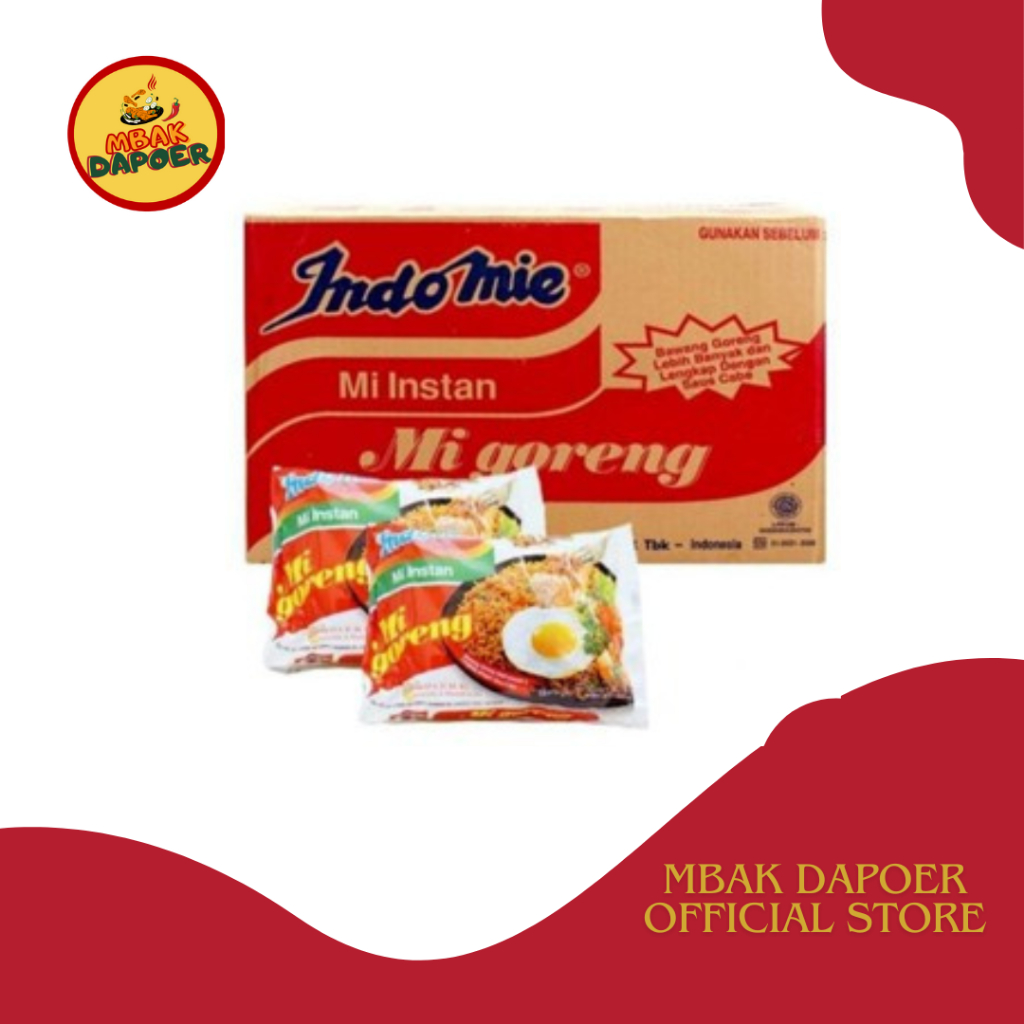 

INDOMIE GORENG MIE INSTAN 1 DUS ISI 40 - READY STOK !!