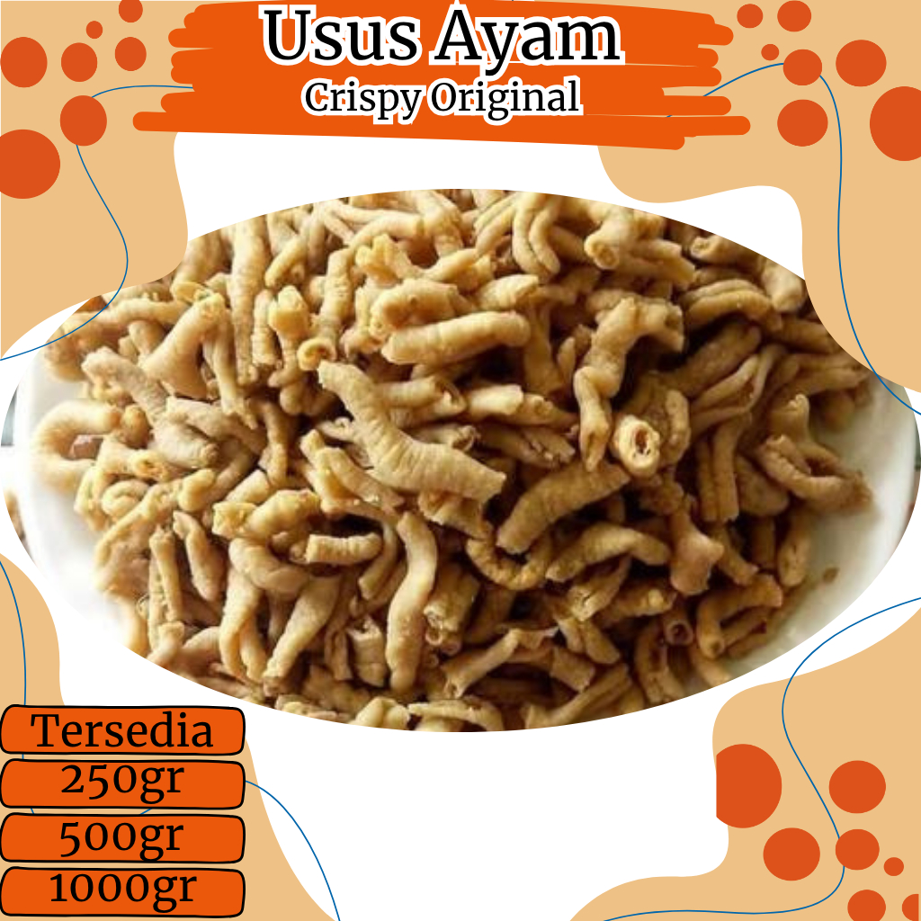 

Usus Ayam Crispy 1kg Original / Usus Ayam Crispy Original 1kg / Usus Ayam Krispi Original 1kg