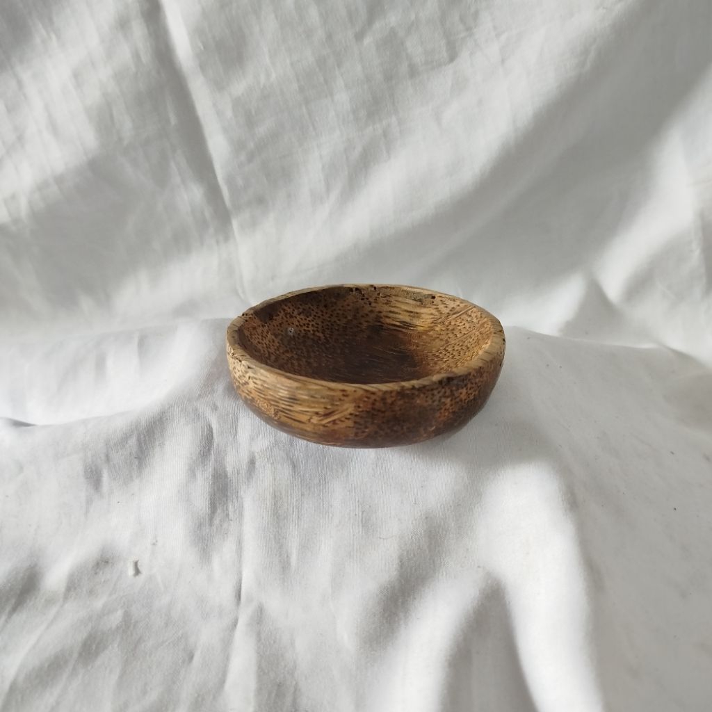Cobek mini sambal kayu aren / tempat sambal rumah makan