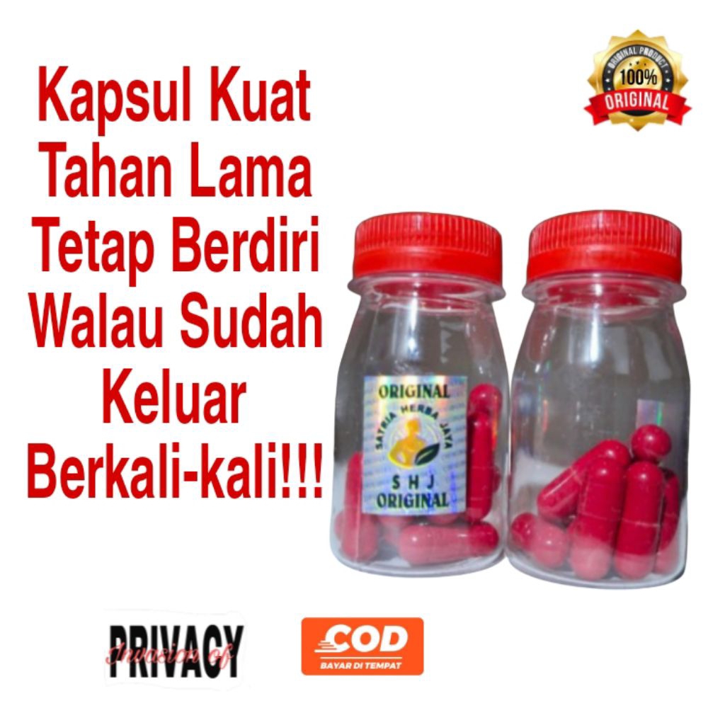 Kapsul Satria Obat Kuat Tahan Lama Top Rotan Original Satria Herba Herbal Jawa