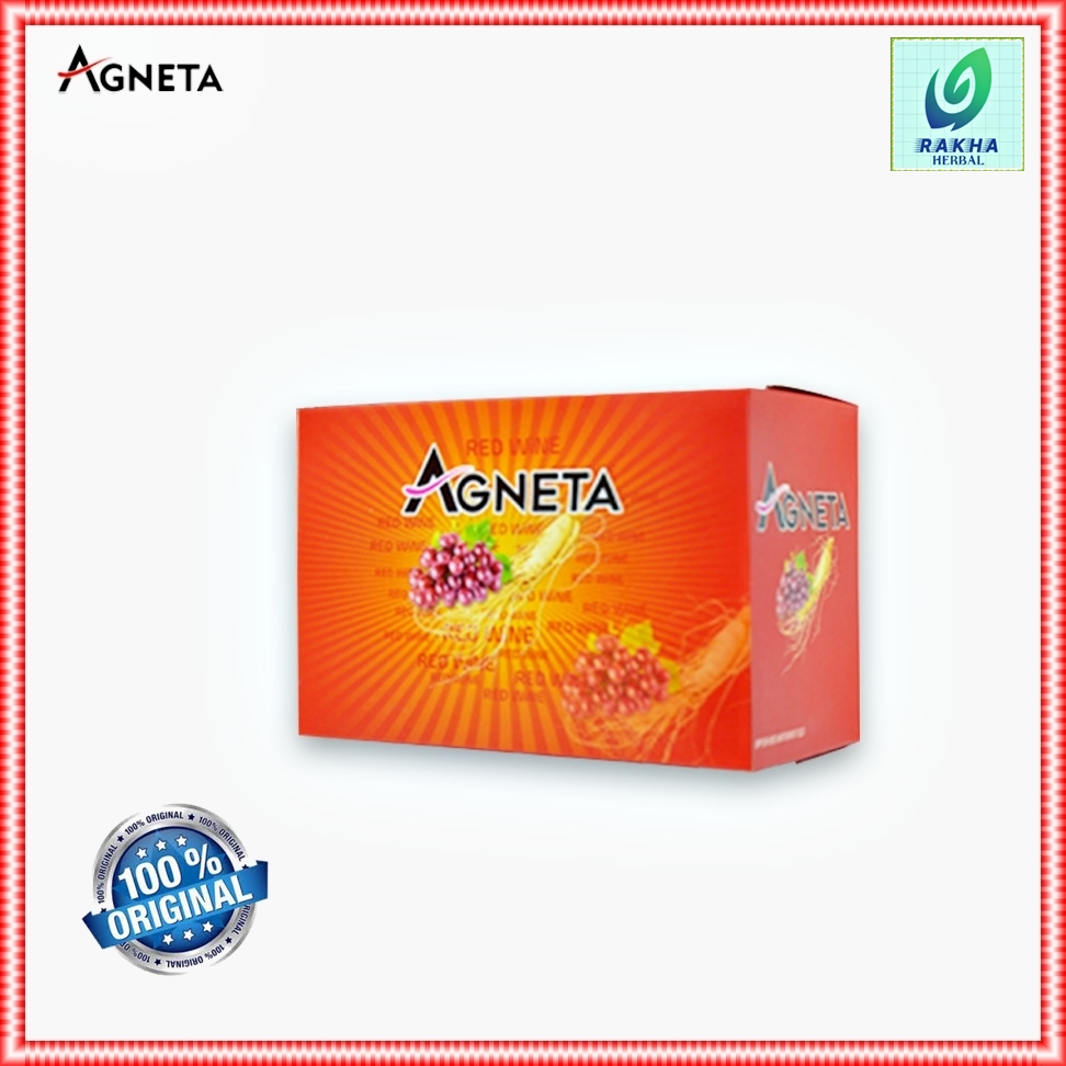 Agneta Red Wine Kemasan 1 Box isi 20 Sachet
