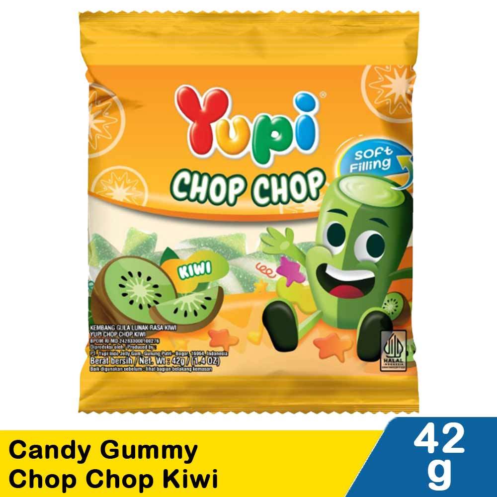 

yupi candy gummy chop chop kiwi 42g