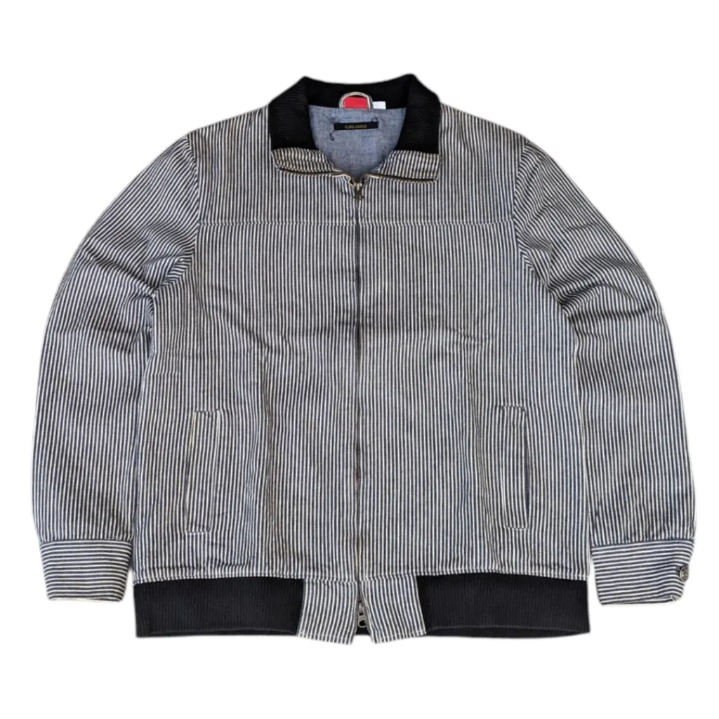 CIAO PANIC JAPAN - Jaket Jeans Jaket Kasual Pria Hickory Made in Japan Size fit M