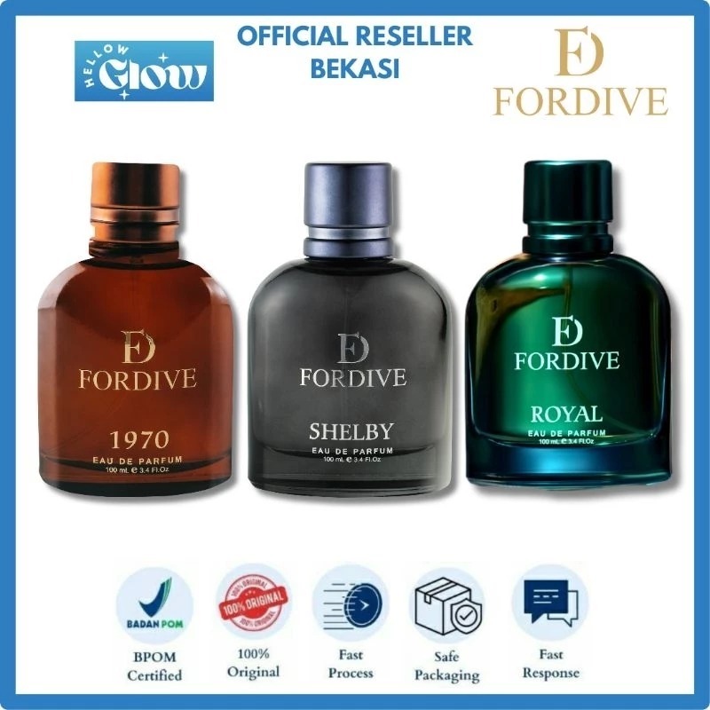 Fordive Parfum Pria EDP - Shelby | 1970 | Royal