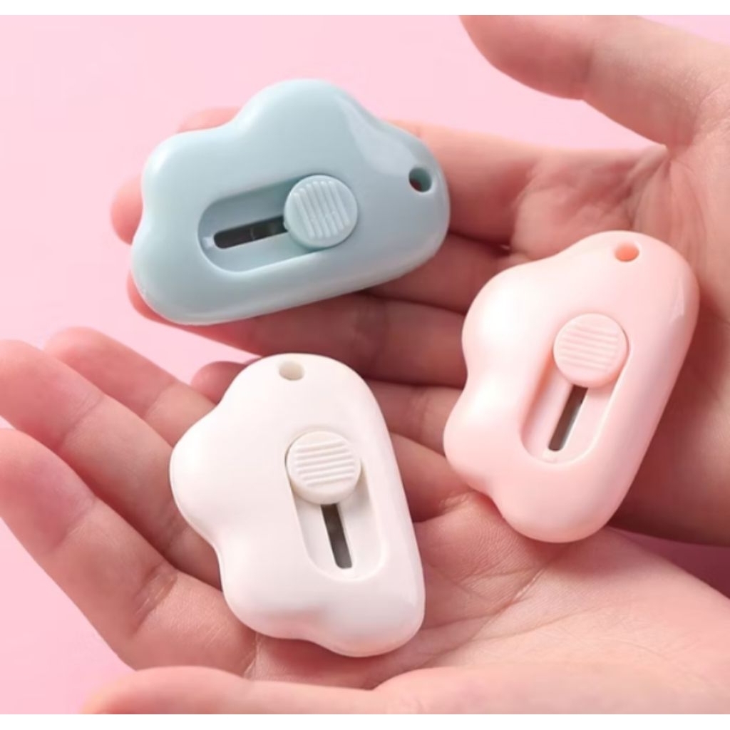 

Cutter Mini / Cutter Mini Pisau Kecil Bentuk Awan / Cutter Mini