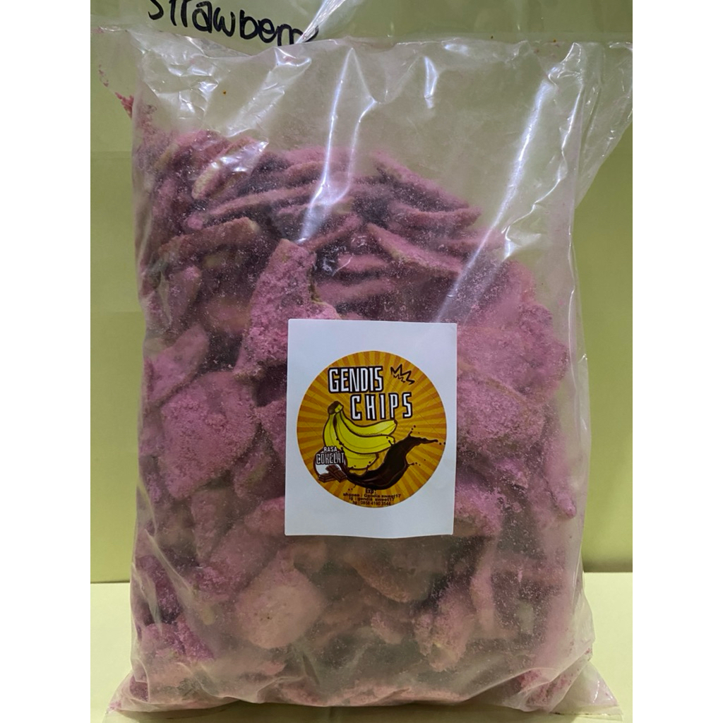 

keripik pisang / pisang coklat / pisangstroberi 1kg