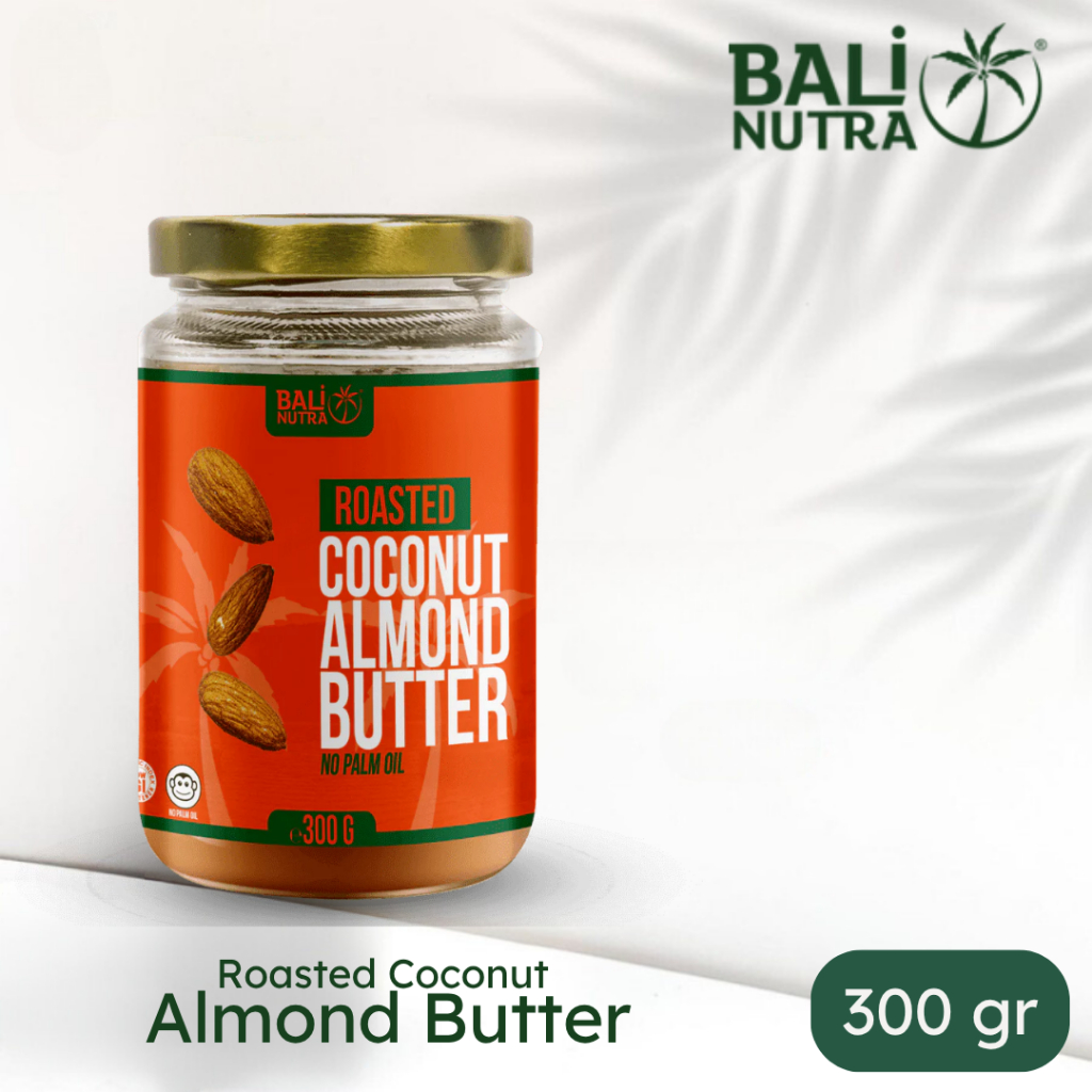 

BALI NUTRA Coconut Almond Butter 300gr - Mentega Selai Almond Organik
