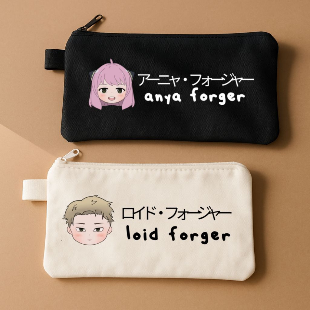 

Tempat pinsil Tepak spy x family anya forger yor forger tepak kanvas