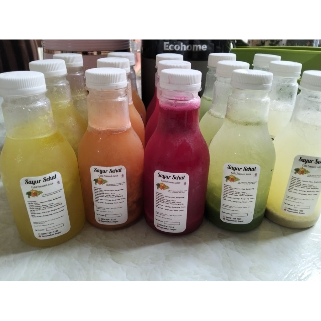 

Cold Pressed Juice Paket Penambah Imun tubuh 200ml x 5