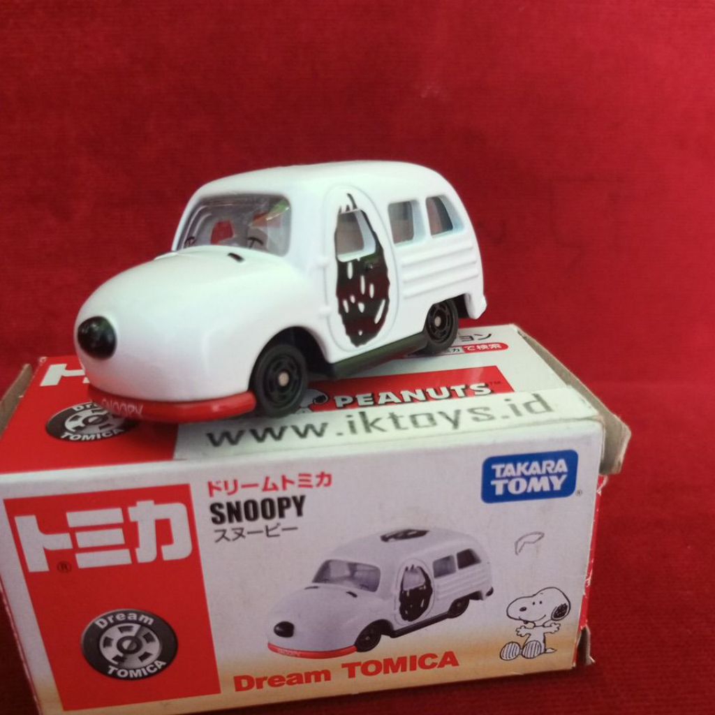 Diecast miniatur mobil snopi