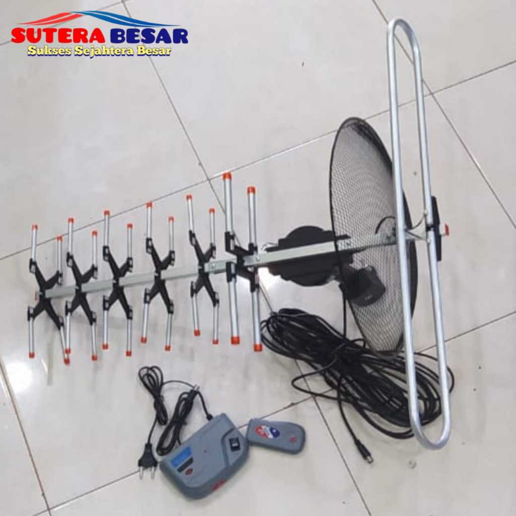 Antena Tv Digital Analog / Antena Tv Remote Intra / Antena Tv Putar Intra Int-888Dgt