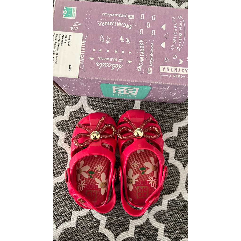 PRELOVED Zaxy Nina Frutinhas Babush Dark Pink Original