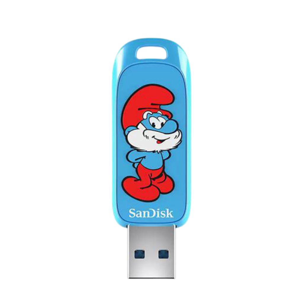 SanDisk Smurfs USB 3.2 Gen 1 Flash Drive 128GB SDCZIS-128G