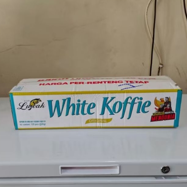 

Luwak White Koffie Original Dus isi 12 renceng