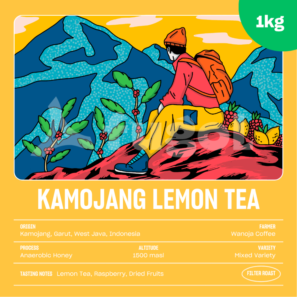 

Kopi Arabika KAMOJANG LEMON TEA (1KG) Single Origin Specialty Coffee Beans